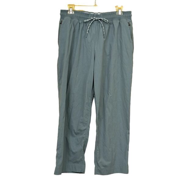 Athleta Trekkie Straight crop, 12, blue, large, sporty, fitness, athleisure - Picture 1 of 6